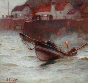 Coble At Staithes — Harold Knight