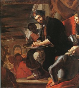 Pilate Washing His Hands — Mattia Preti, Italian Baroque