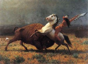 The Last Of The Buffalo Ii — Albert Bierstadt
