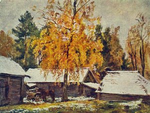 First Snow — Pyotr Konchalovsky