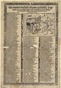A wunderbarliche selzame historian, is done in the Appenzell region