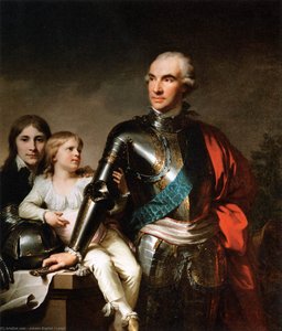 Count Stanislas Felix Potocki And His Two Sons — Johann Baptist Lampi