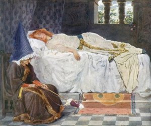 Her Eyes Were Closed — William Henry Margetson