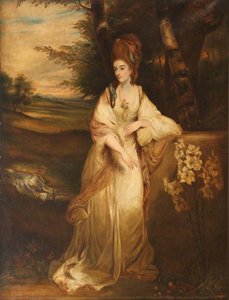 Violet (Marcia Catherine Warwick) Bampfylde (d.1954), Countess of Onslow (after Joshua Reynolds)