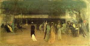 Cremorne Gardens — James Abbott Mcneill Whistler, Impressionist Tonalism
