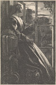 Illustration For The Poem "from My Window" — Anthony Frederick Augustus Sandys