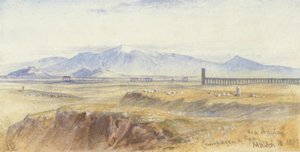 The Claudian Aqueduct On The Via Appia Near Rome — Edward Lear