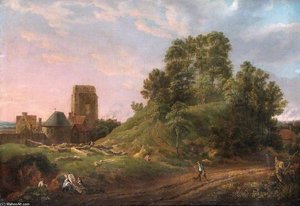 View Of Castle Hill, Oxford