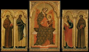 Panels Of A Polyptych — Paolo Veneziano, Gothic Synthesis