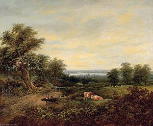 Orwell From Bridleway, Ipswich — Robert Burrows