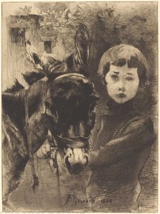 Robert Besnard and His Donkey