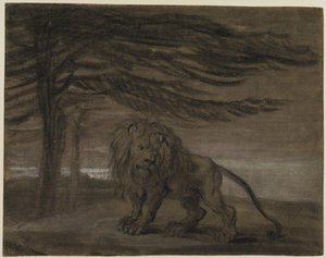 Lion In A Landscape — James Ward