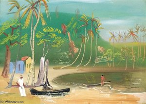 View Over The Lagoon — Boris Dmitrievich Grigoriev