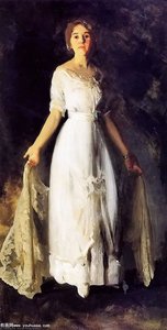 Mrs. Albert M. Miller (also Known As White Dress) — George Wesley Bellows