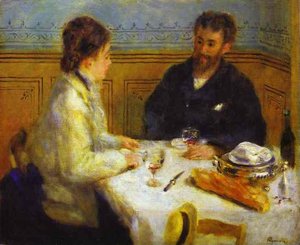 The Lunch — Pierre-auguste Renoir, Impressionism