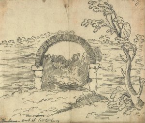The Roman Arch At Canterbury — John Robert Cozens