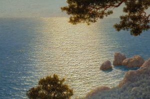 Sur La Corniche (cote D'azur) Detail — Ivan Fedorovich Choultse