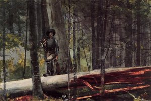 Hunter In The Adirondacks — Winslow Homer, American Realism