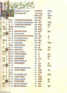 Calendar January — Limbourg Brothers