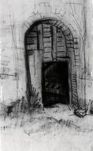Entrance To The Old Tower — Vincent Willem Van Gogh, Post-impressionism