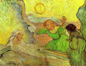 Die Auferweckung Des Lazarus Nach Rembrandt — Vincent Willem Van Gogh, Post-impressionismus