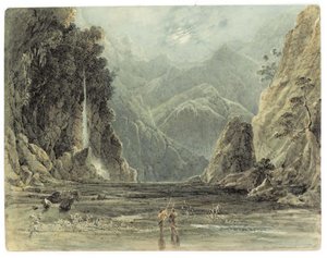 A Waterfall In The East Indies — William Havell