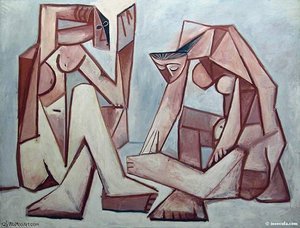 Femme Devant La Mer — Pablo Picasso
