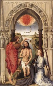 Retablo De San Juan Bautista - Panel Central — Rogier Van Der Weyden