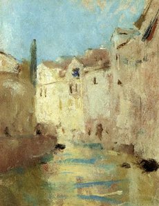 On The Canal — Charles Webster Hawthorne