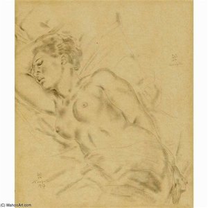 Nu Allonge — Léonard Tsuguharu Foujita