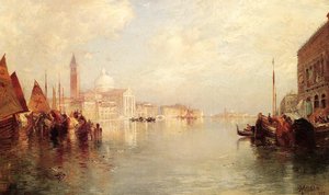 The Grand Canal — Thomas Moran, Romanticism