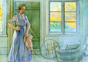 The Laundry Room — Carl Larsson