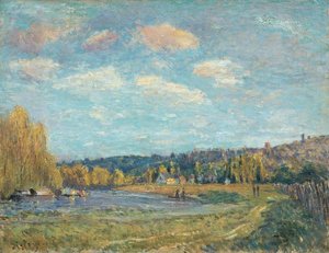 Near The River Seine — Alfred Sisley