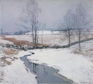 The First Snow — Willard Leroy Metcalf