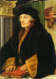 Portrait Of Erasmus Of Rotterdam — Hans Holbein The Younger, Northern Renaissance