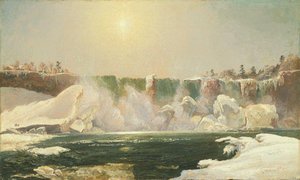Niagara Falls In Winter — Jasper Francis Cropsey