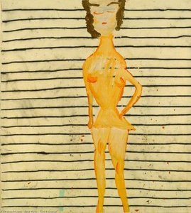 Size 8 Orange — Rose Wylie