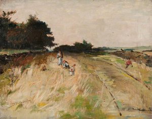Countryside with Figure Studies