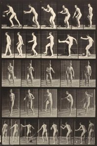 Animal Locomotion (plate 300) (Man Kicking a Ball)