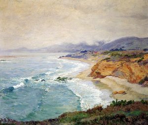 Lifting Fog, Laguna — Guy Rose