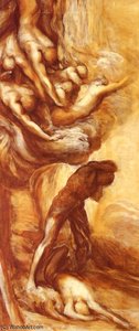 The Denunciation Of Cain — George Frederic Watts, Symbolism