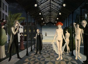 Tribute To Jules Verne — Paul Delvaux, Surrealist Dreamscapes