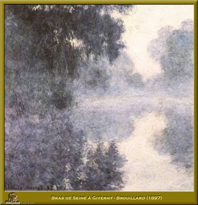 Eine Wiese Bei Giverny — Claude Monet, Impressionistische Landschaft