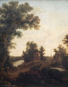 The Stone Bridge in Gatchina near Constable Square