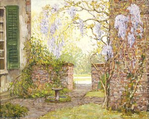 Court By The Studio — Alfred Heber Hutty