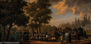 King Gustav Iii Of Sweden And A Soldier, Episode — Pehr Hilleström