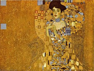Adele Bloch-bauer I, 1907 - Austrian Gallery, Vienna — Gustav Климпт, Symbolist