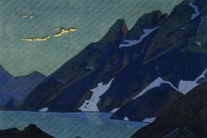 Nag Lake. Kashmir. — Nicholas Roerich