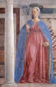 10. Annunciation (detail) (10) — Piero Della Francesca