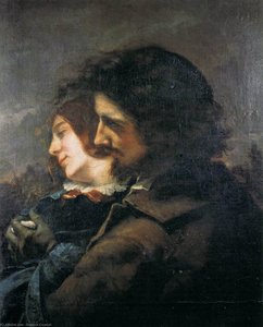 Lovers In The Countryside — Gustave Courbet, Contemporary Realism